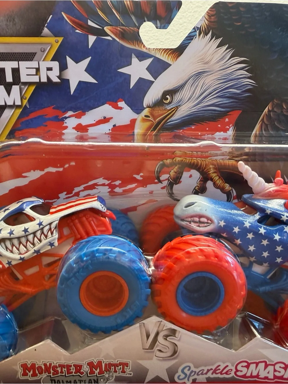 Stars and Stripes Monster Jam Monster Trucks